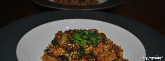 Spinach Vegetable Pilaf